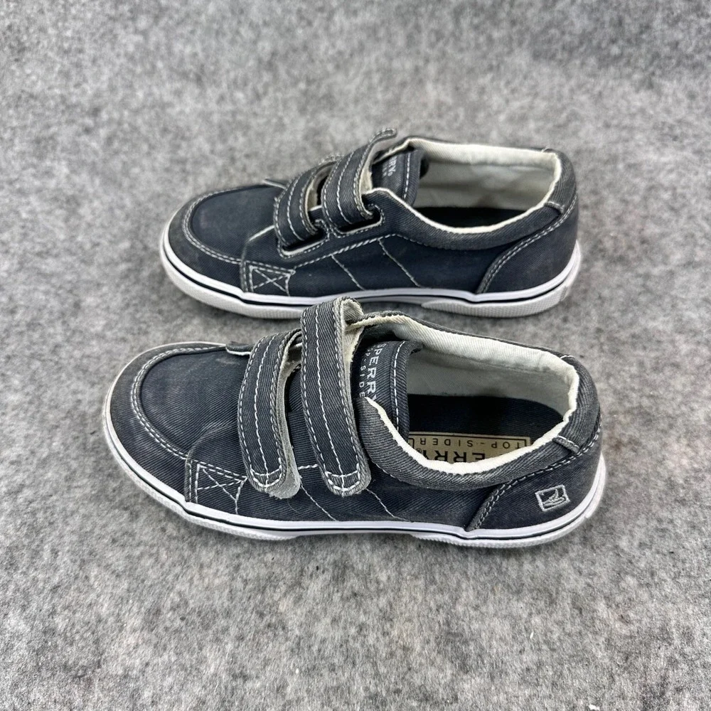 Sperry Top-Sider Halyard Toddler Boys Boat Shoes Size 11M Navy Slip On Casual